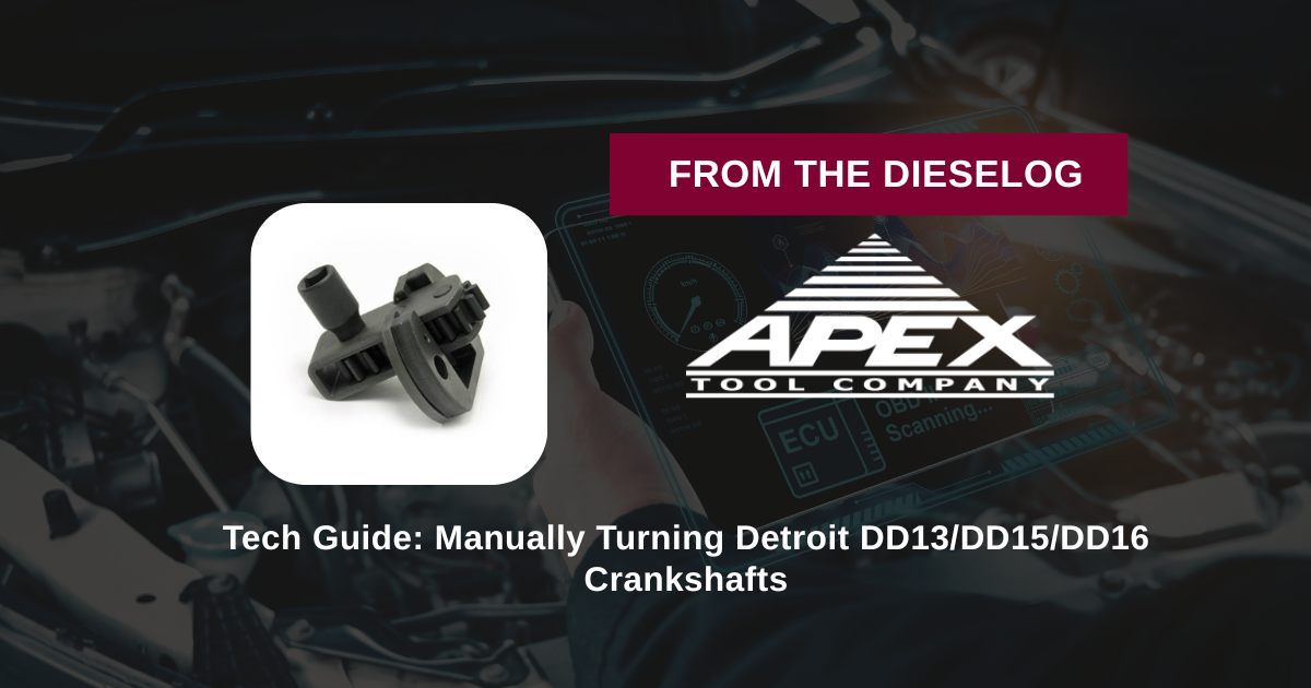 Tech Guide: Manually Turning Detroit DD13/DD15/DD16 Crankshafts